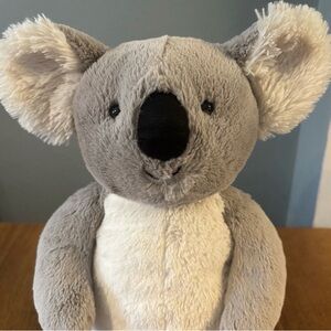 Rare JELLYCAT Koala Kai Gray White Plush Stuffed Animal Retired 12" LONDON Soft